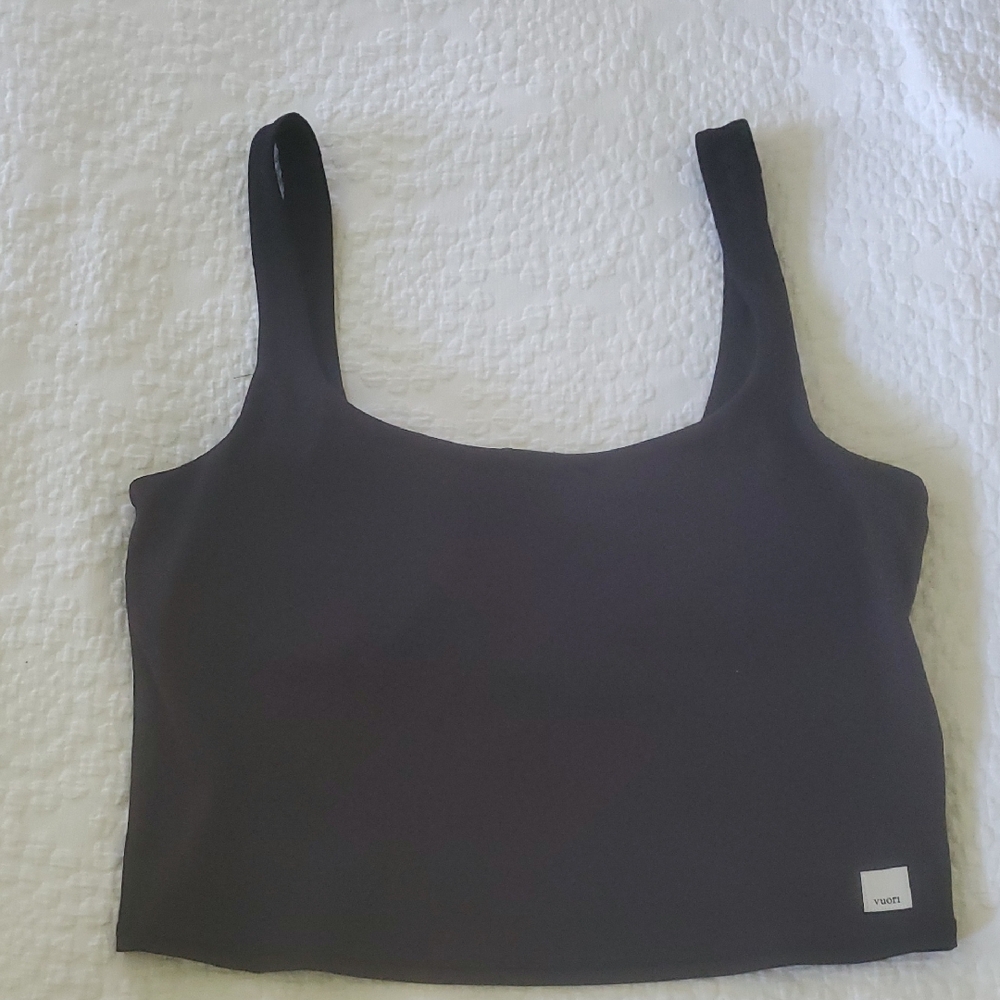 VUORI NEW CROP TANK TOP in Black /Size:Medium - Picture 5 of 6